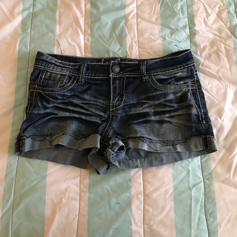 Wallflower jean shorts
